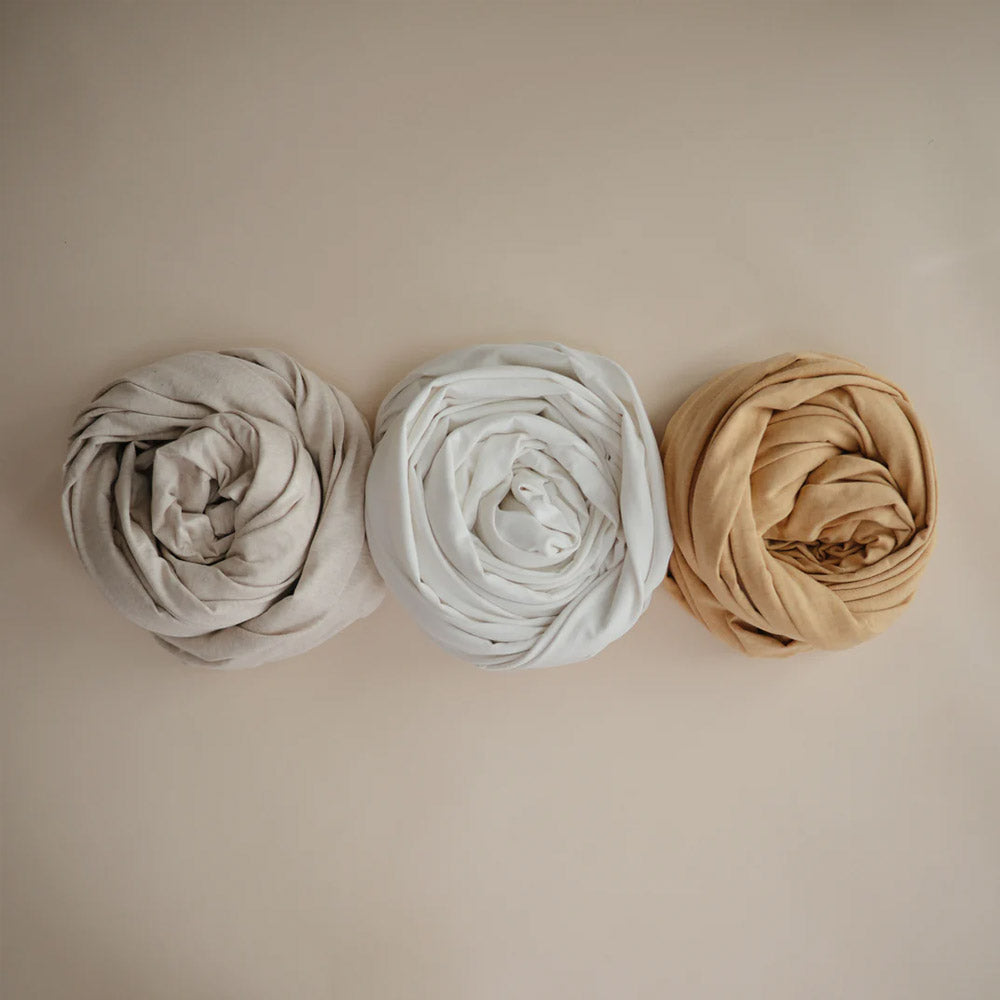 Mushie Organic Cotton Baby Wrap - 5 Colors