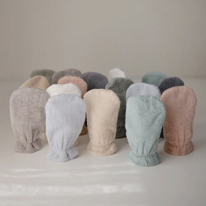 Mushie Organic Cotton Bath Mitts (Pack of 2) - 4 Colors