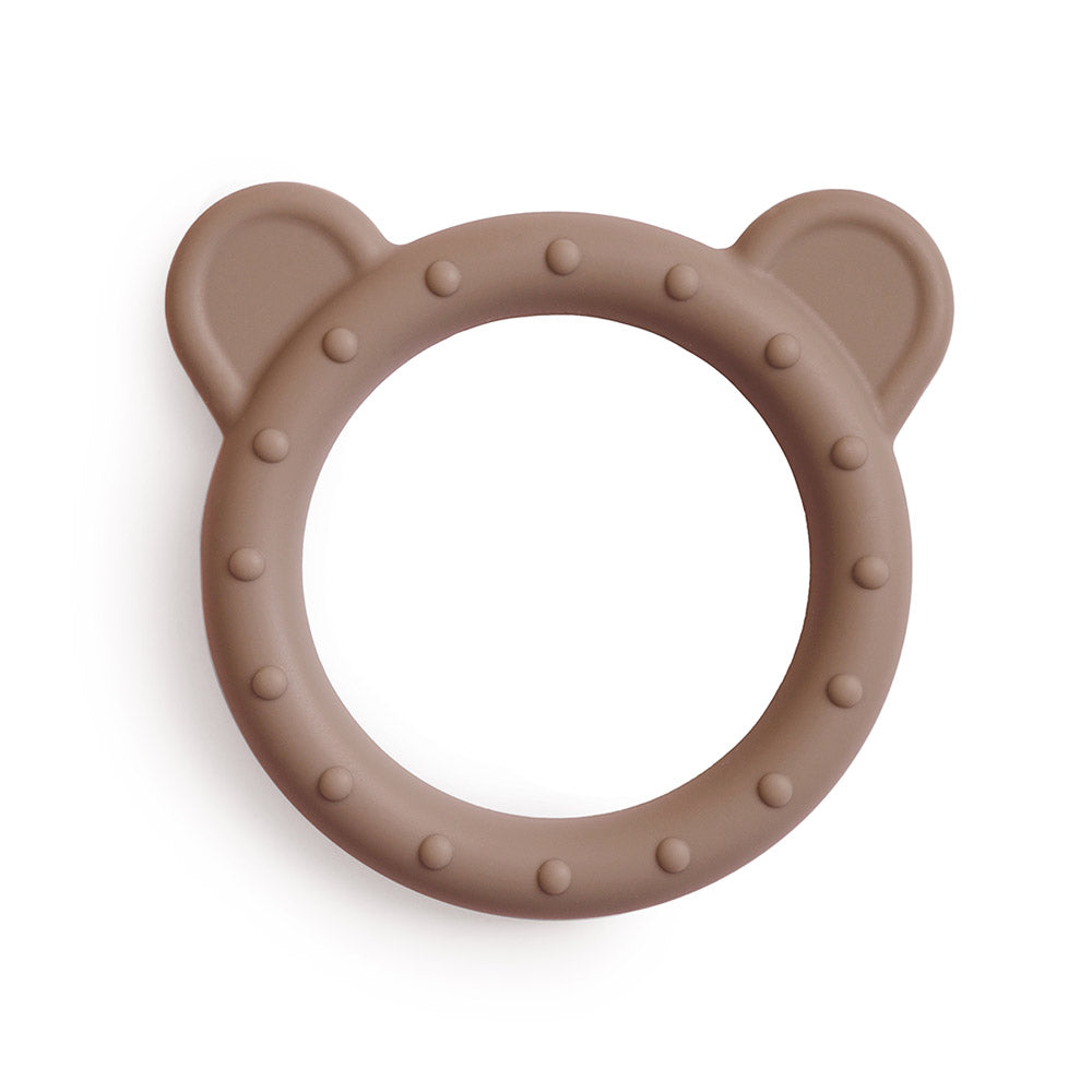 Mushie Bear Teether - Natural