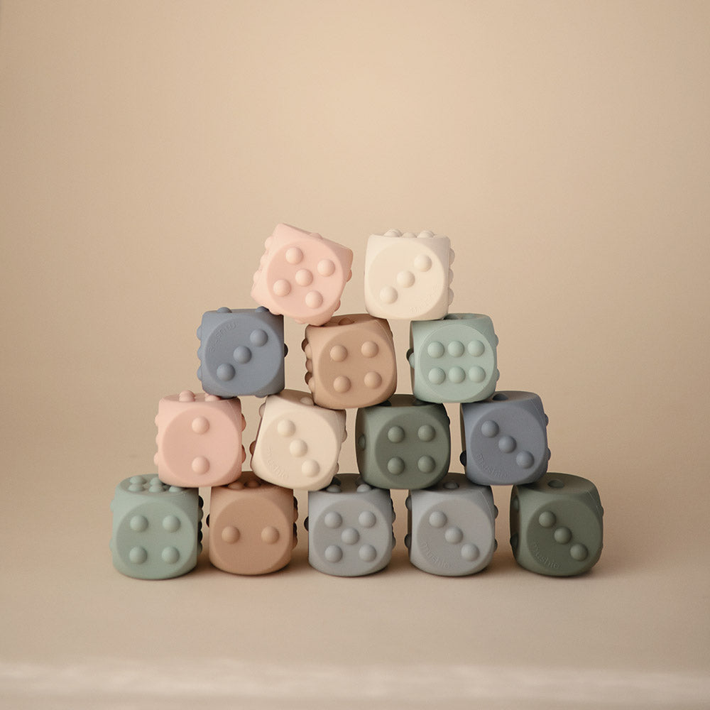 Mushie Dice Press Toy - 4 Colors