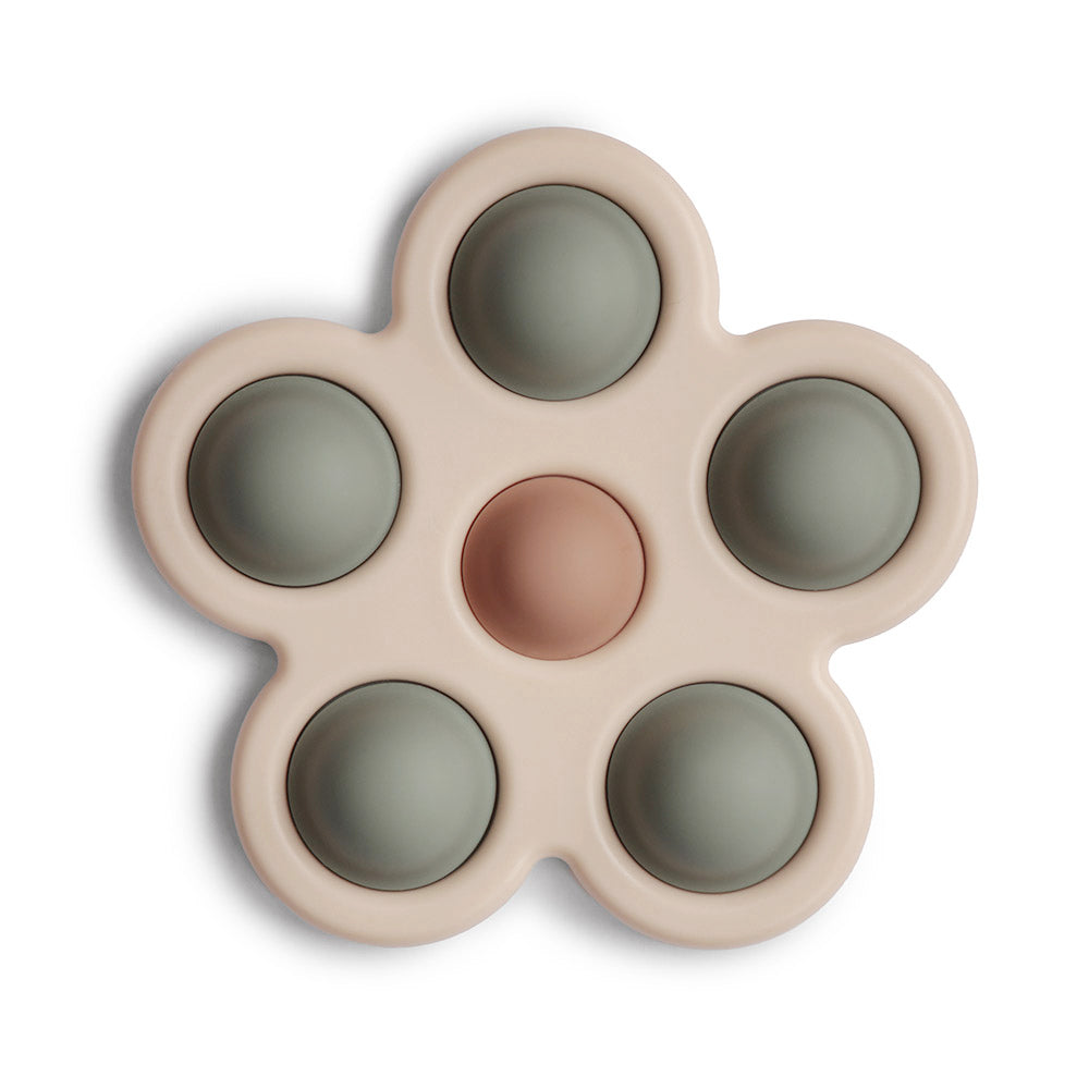 Mushie Flower Press Toy - 3 Colors