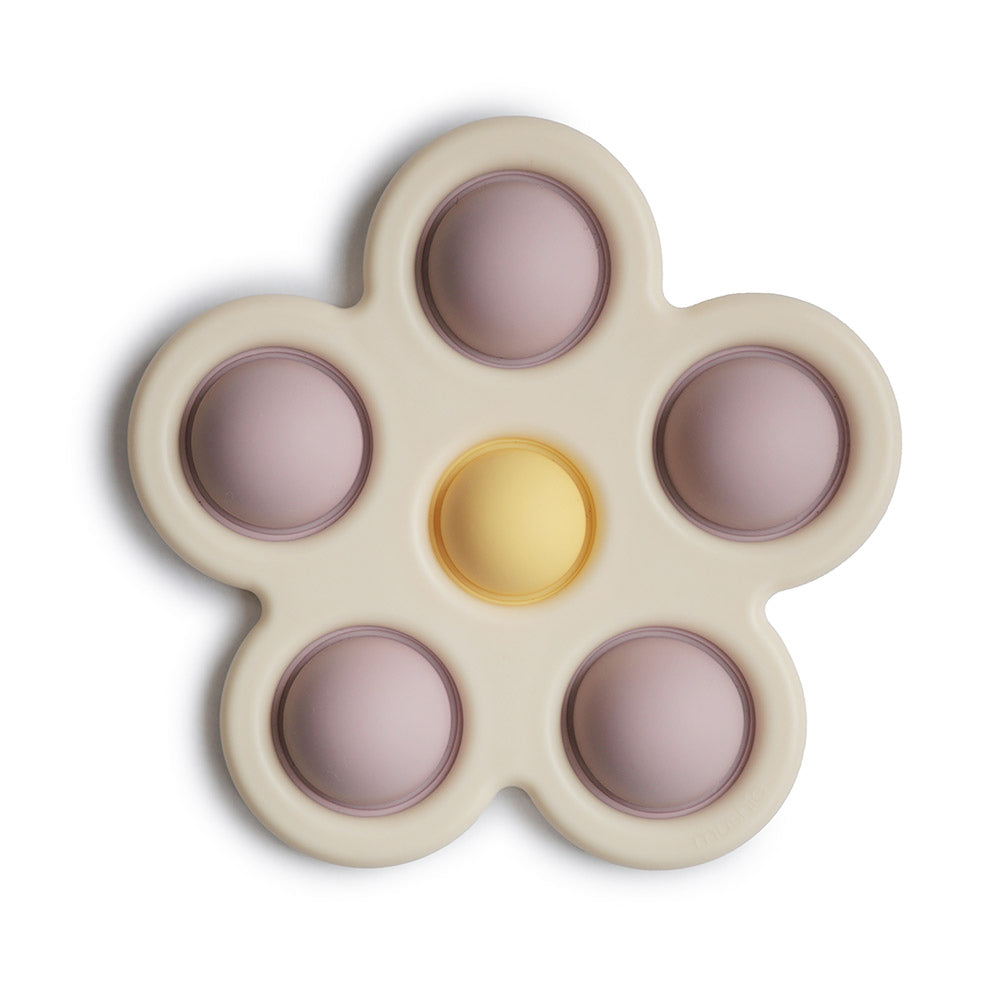 Mushie Flower Press Toy - 3 Colors