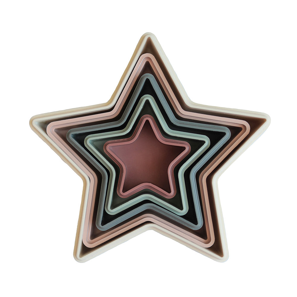 Mushie Nesting Stars Toy