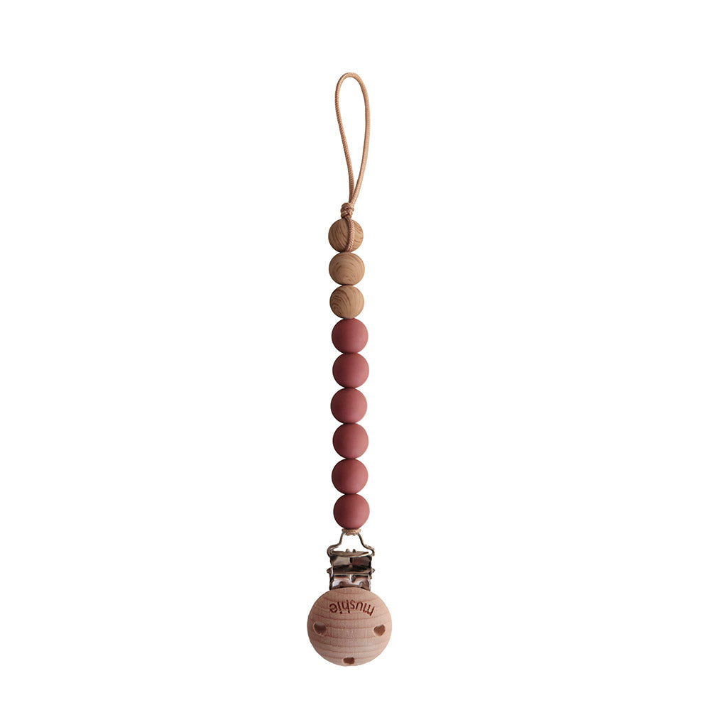 Mushie Silicone Pacifier Clip EVA - 10 Colors