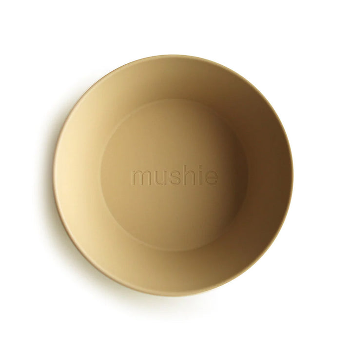 Mushie Round Dinnerware Bowls (Set of 2) - 7 Colors