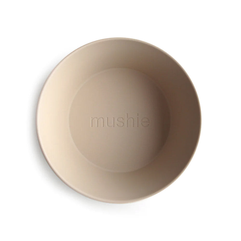 Mushie Round Dinnerware Bowls (Set of 2) - 7 Colors