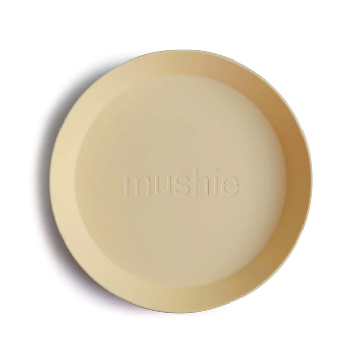 Mushie Round Dinnerware Plates (Set of 2) - 7 Colors