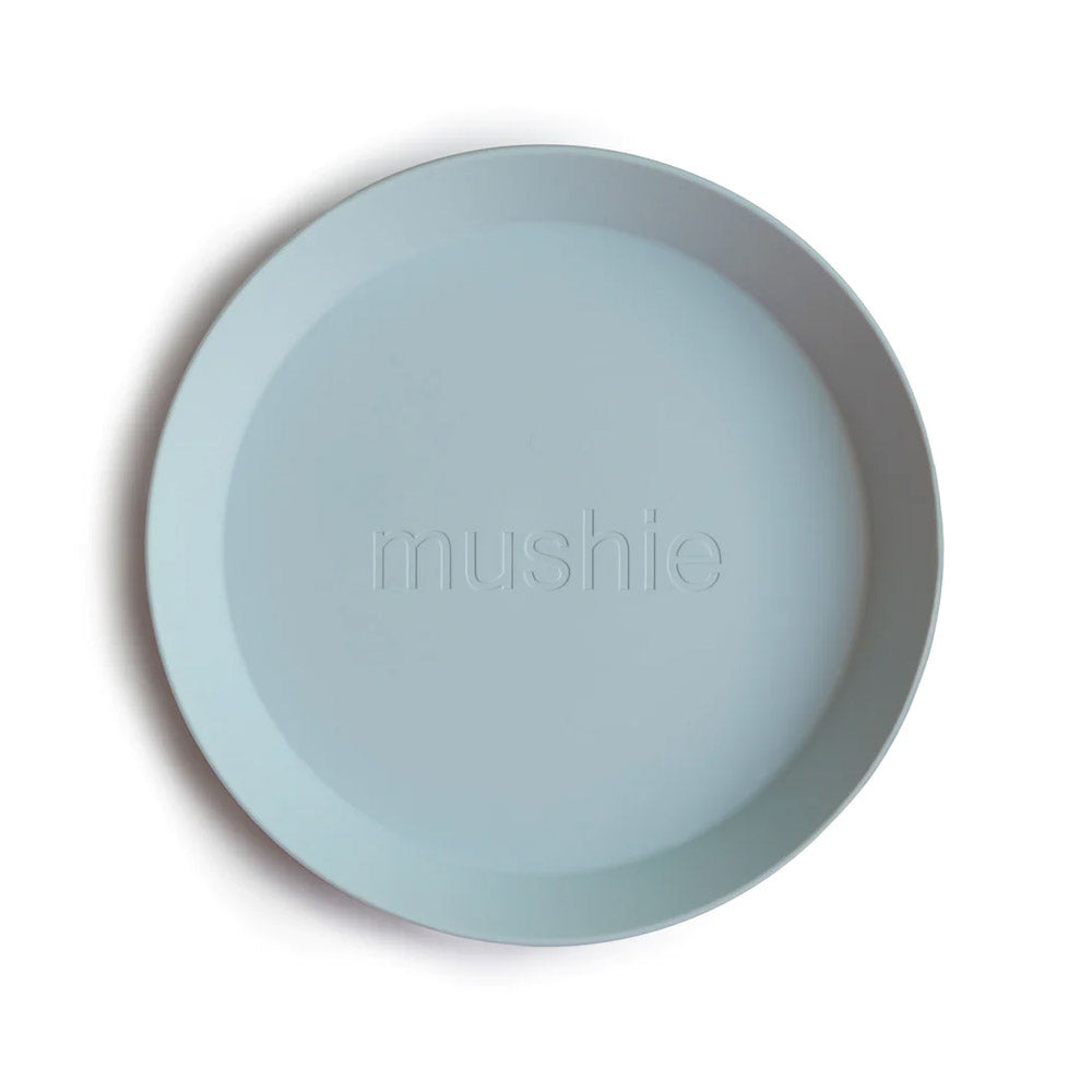 Mushie Round Dinnerware Plates (Set of 2) - 7 Colors