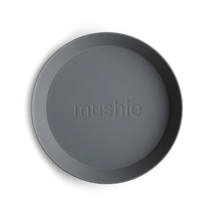 Mushie Round Dinnerware Plates (Set of 2) - 7 Colors