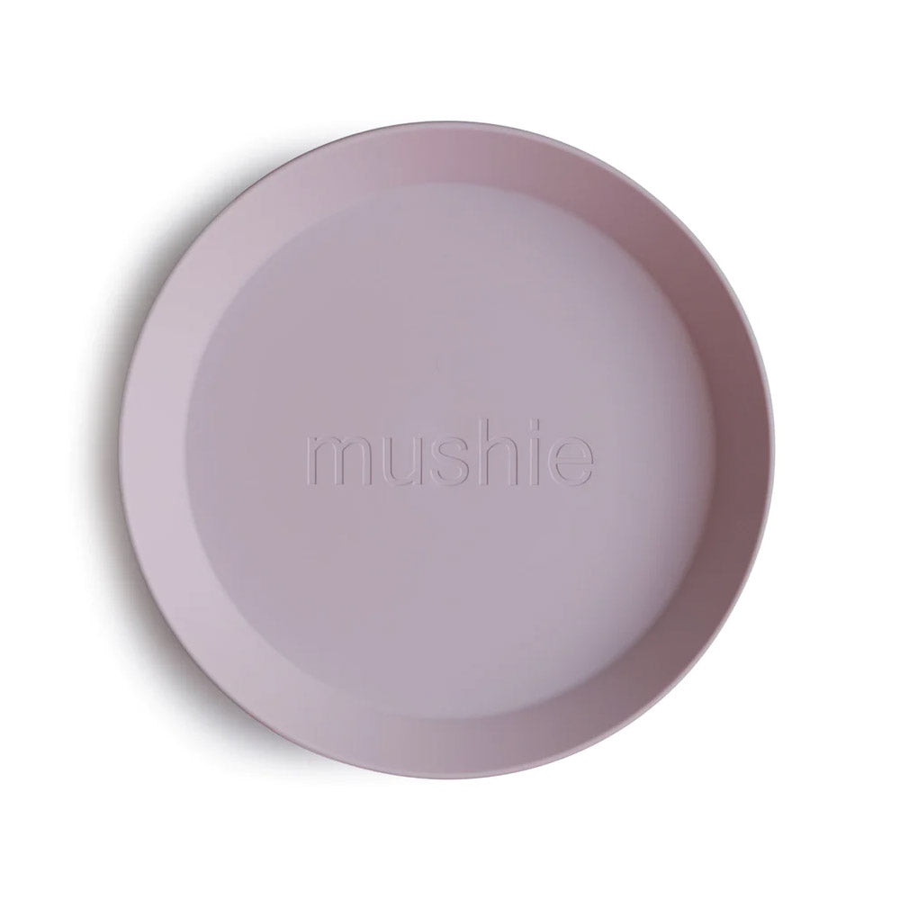 Mushie Round Dinnerware Plates (Set of 2) - 7 Colors