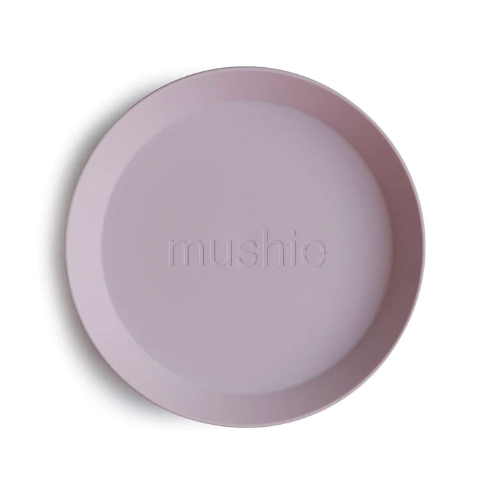 Mushie Round Dinnerware Plates (Set of 2) - 7 Colors