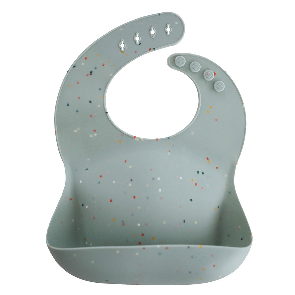 Mushie Silicone Baby Bib - 12 Colors