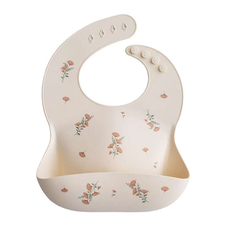 Mushie Silicone Baby Bib - 12 Colors