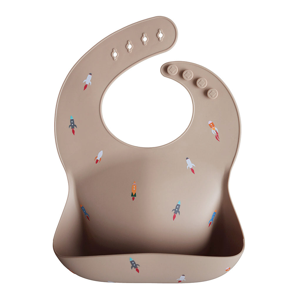 Mushie Silicone Baby Bib - 12 Colors