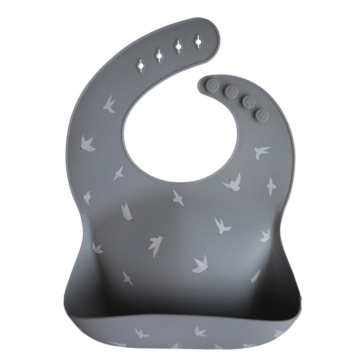 Mushie Silicone Baby Bib - 12 Colors