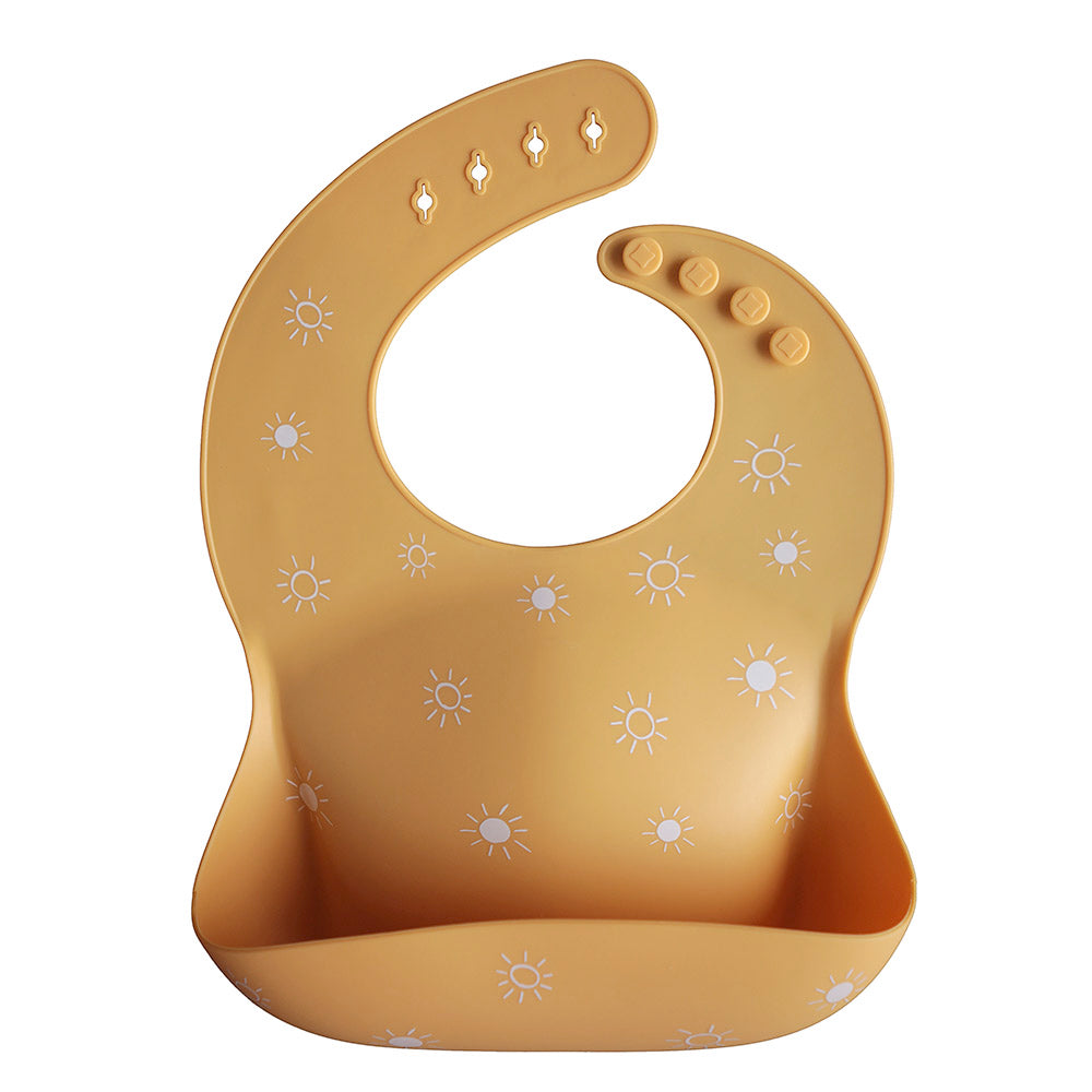 Mushie Silicone Baby Bib - 12 Colors