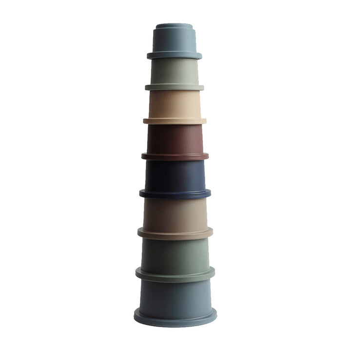 Mushie Stacking Cup Toy - 4 Colors