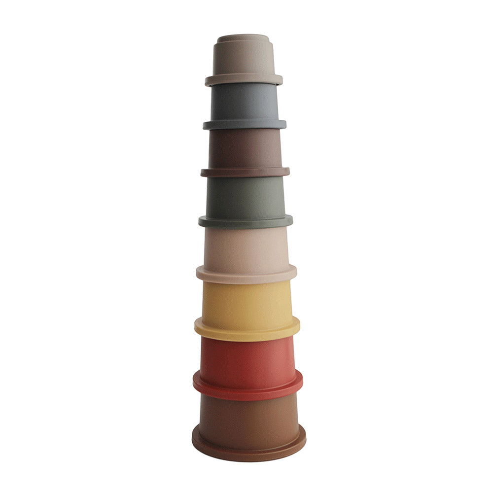 Mushie Stacking Cup Toy - 4 Colors