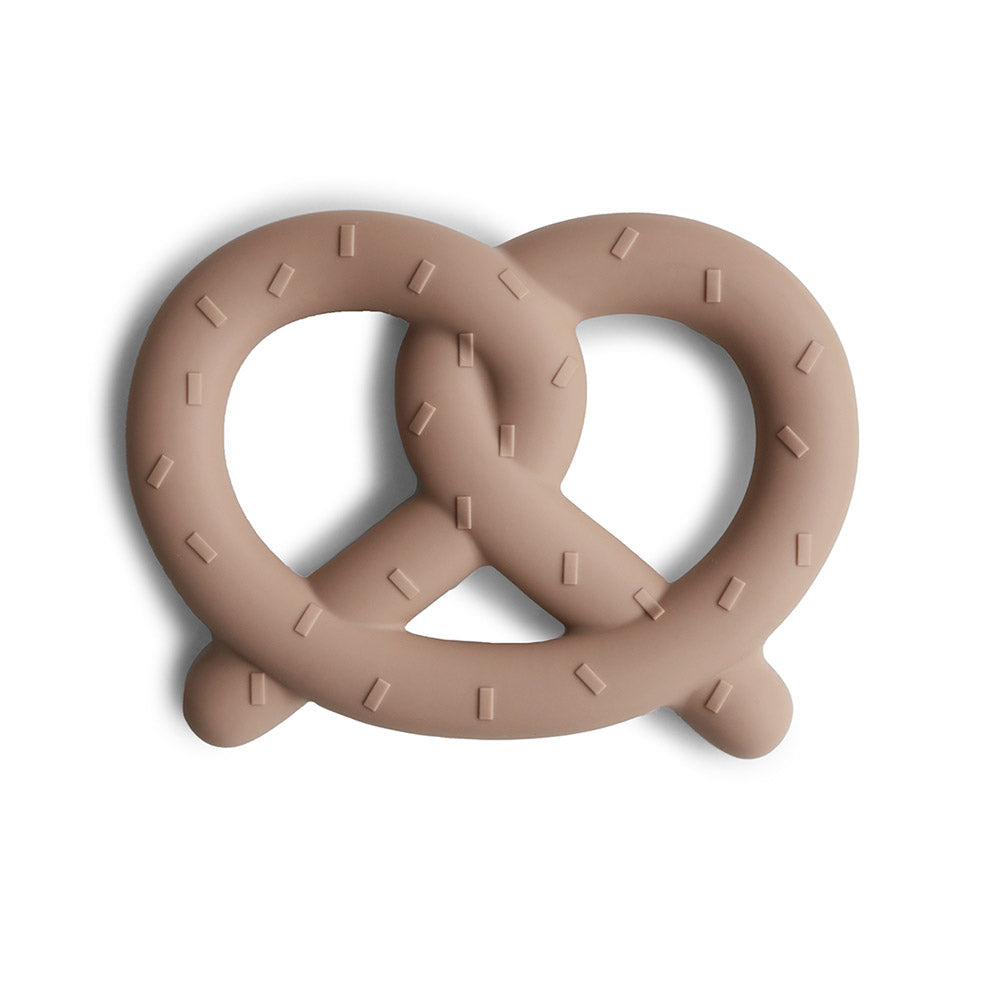 Mushie Pretzel Teether - Natural