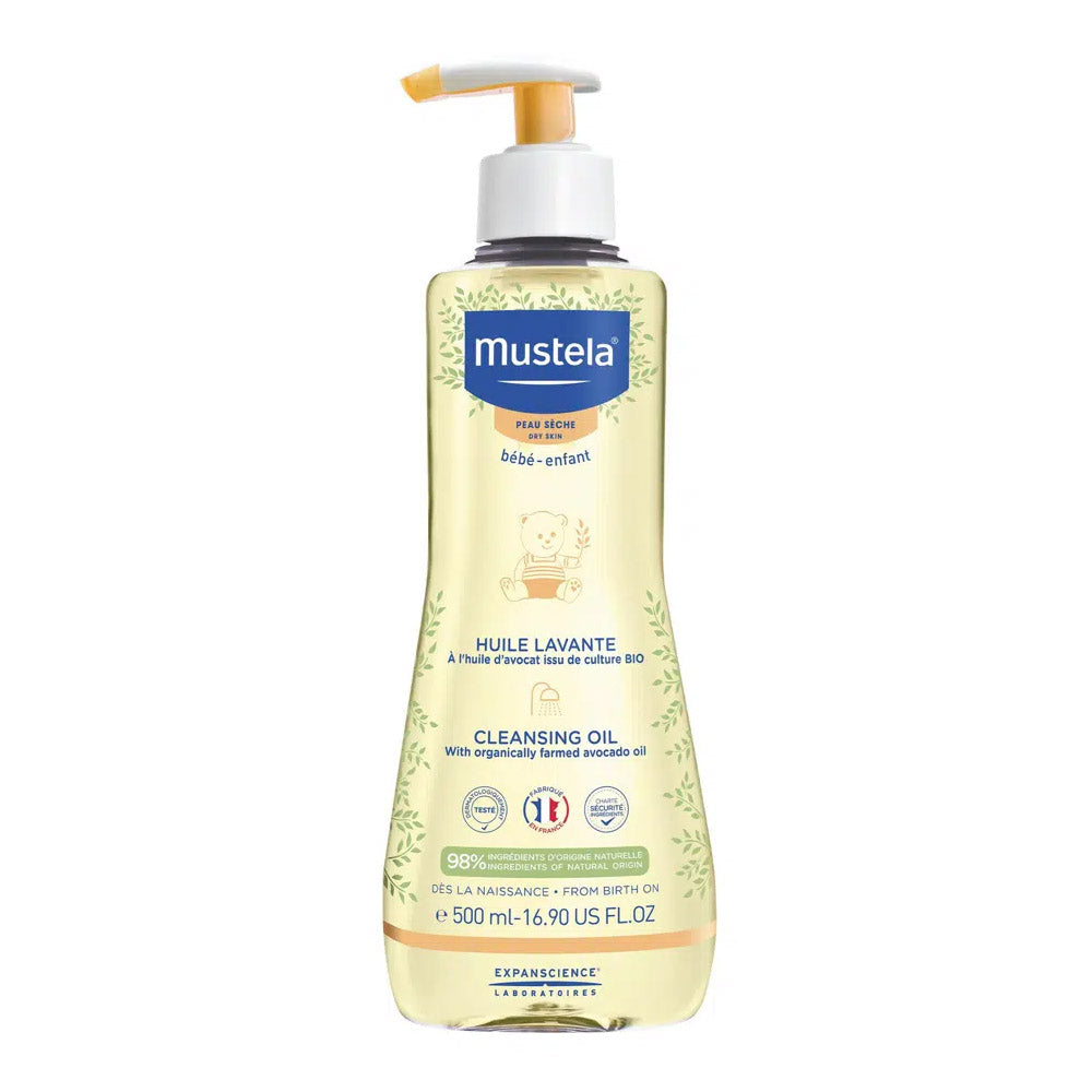 Mustela Cleansing Oil for Dry Skin (500ml)