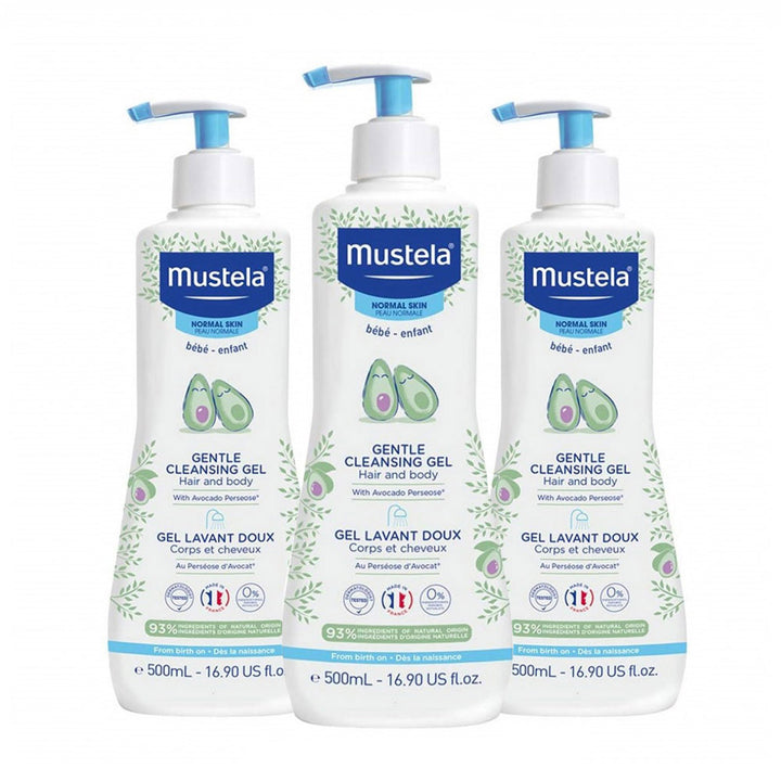 Mustela Gentle Cleansing Gel for Hair & Body with Avocado (500ml)