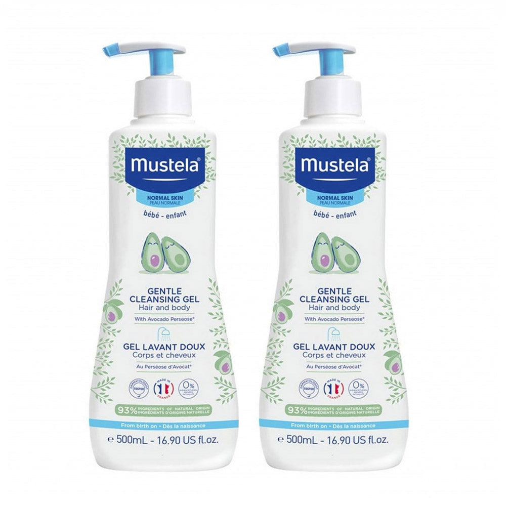 Mustela Gentle Cleansing Gel for Hair & Body with Avocado (500ml)