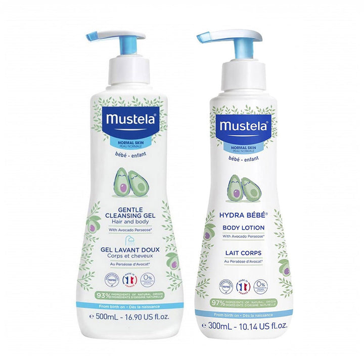 Mustela Hydra Bebe Body Lotion with Avocado (300ml) - Single Pack/Twin Pack/Triple Pack