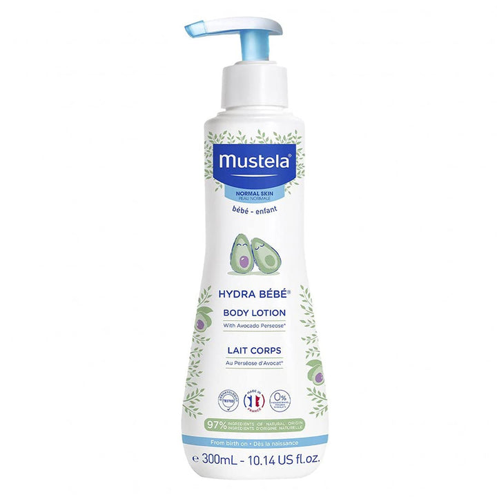 Mustela Hydra Bebe Body Lotion with Avocado (300ml) - Single Pack/Twin Pack/Triple Pack