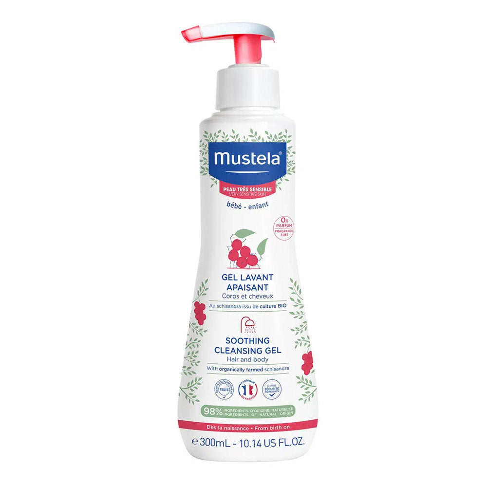 Mustela Soothing Cleansing Gel for Sensitive Skin (300ml)