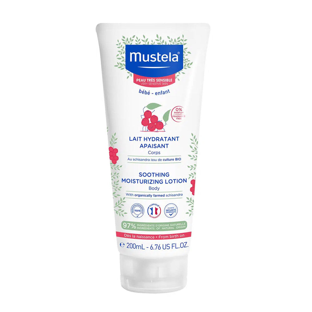 Mustela Soothing Moisturizing Body Lotion for Sensitive Skin (200ml)