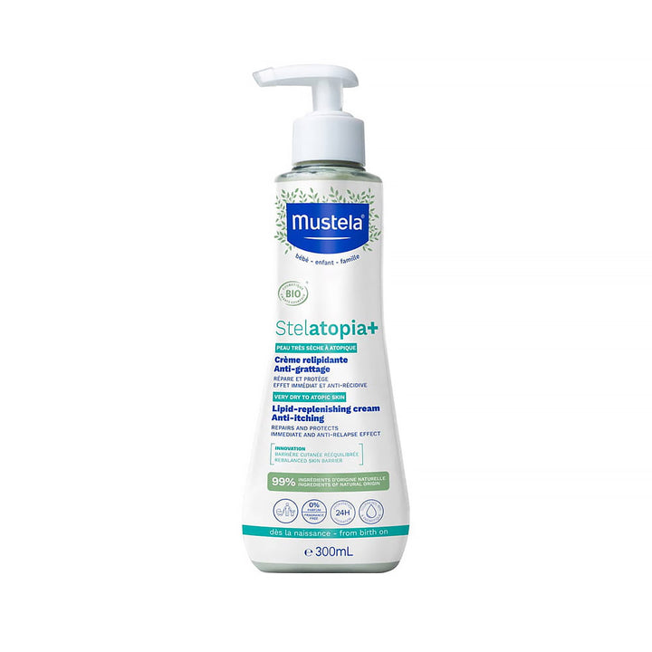 Mustela Stelatopia+ Lipid-Replenishing Cream - 150ml / 300ml