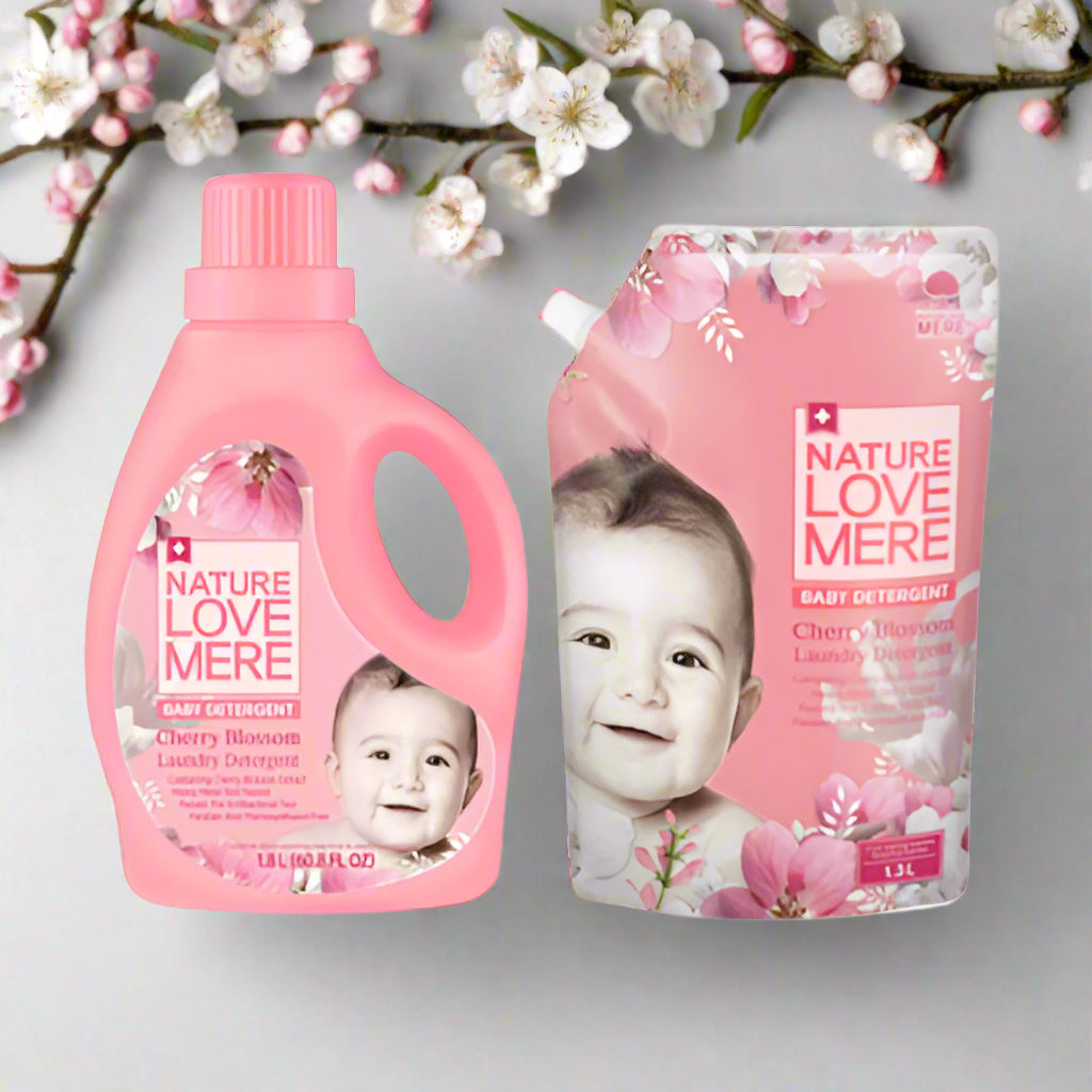 Nature Love Mere Laundry Detergent & Softener | Cherry Blossom
