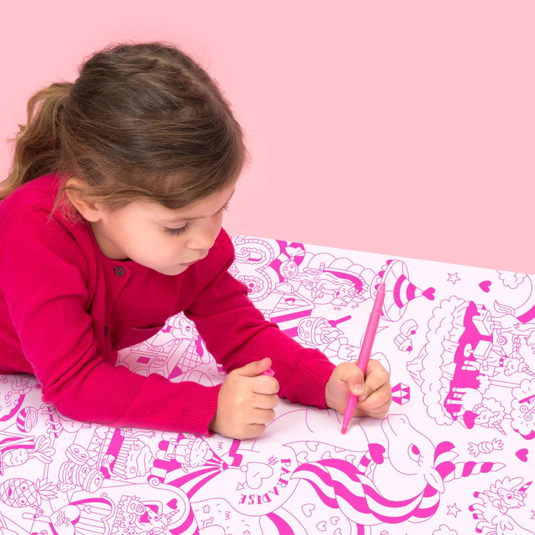 OMY Giant Coloring Poster - Lily (100 x 70cm)