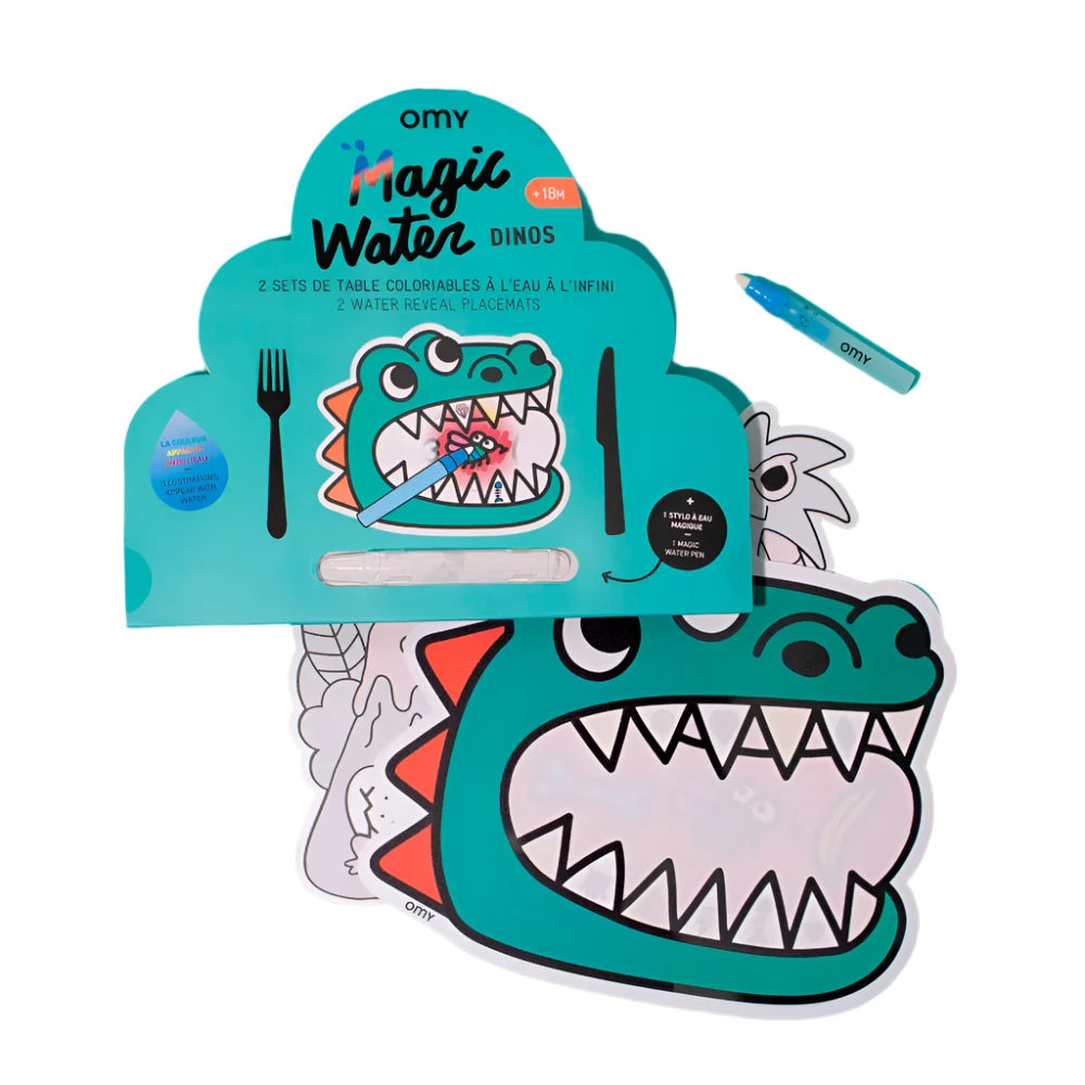 OMY Magic Water Placemats - Dino