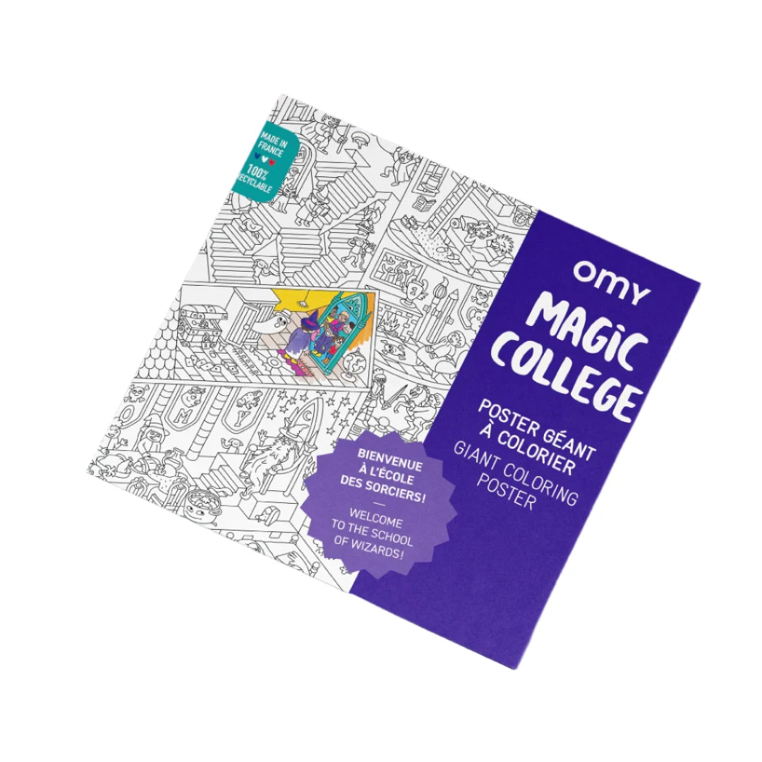 OMY Giant Colouring Poster - Magic College