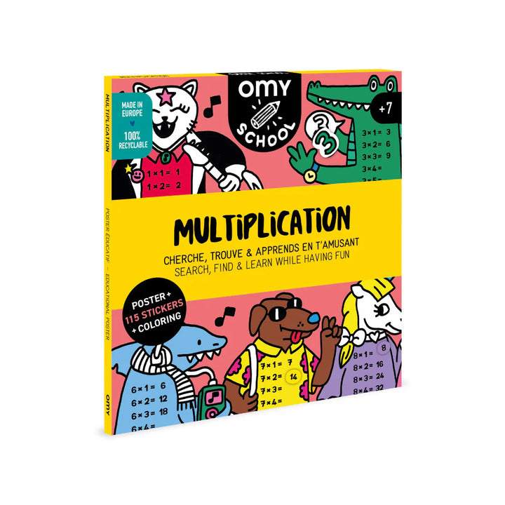 OMY School Posters - Multiplications (68 x 48cm)