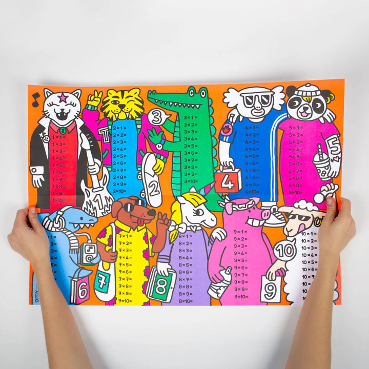 OMY School Posters - Multiplications (68 x 48cm)