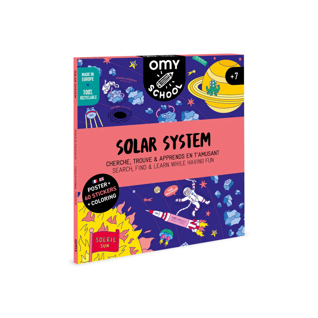 OMY School Posters - Solar System (68 x 48cm)