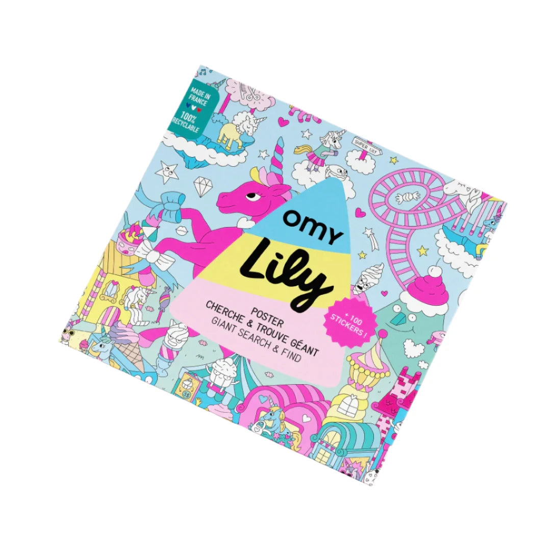 OMY Giant Poster & Stickers - Lily (100 x 70cm)