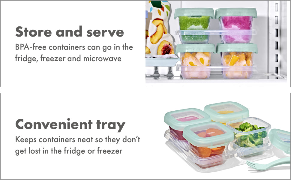 OXO Tot Baby Blocks Freezer Storage Containers