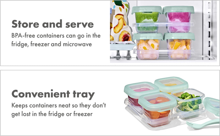 OXO Tot Baby Blocks Freezer Storage Containers