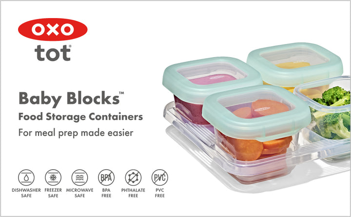 OXO Tot Baby Blocks Freezer Storage Containers