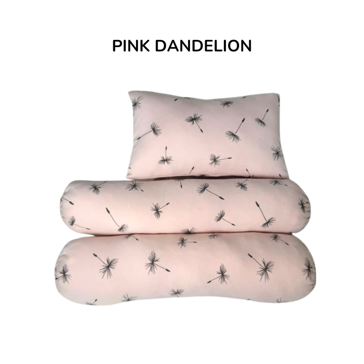 Happy Cot Pillow Bolster Set-Various Designs