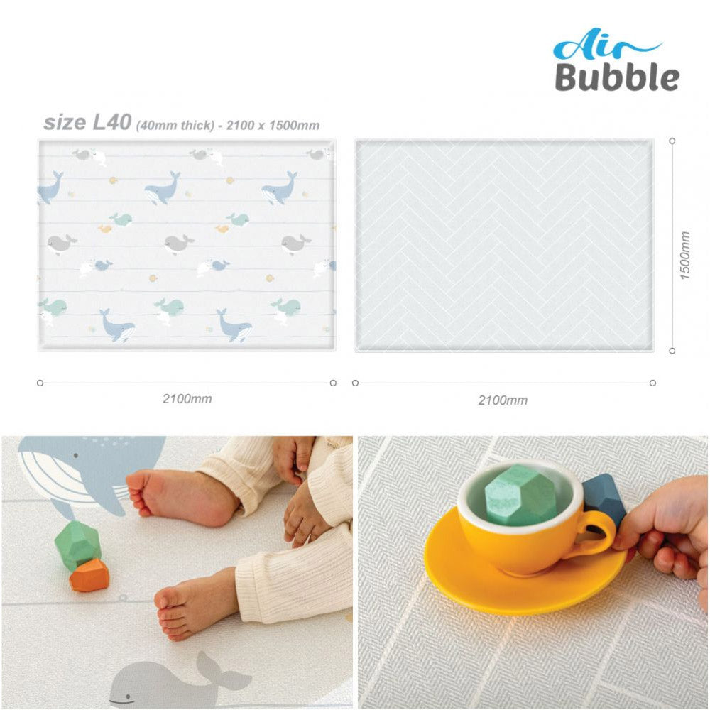 Parklon® PVC Air Bubble Playmat - Happy Whale