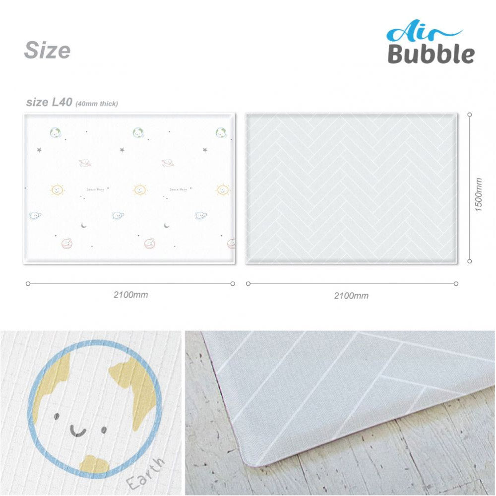 Parklon® PVC Air Bubble Playmat - Smile Planet