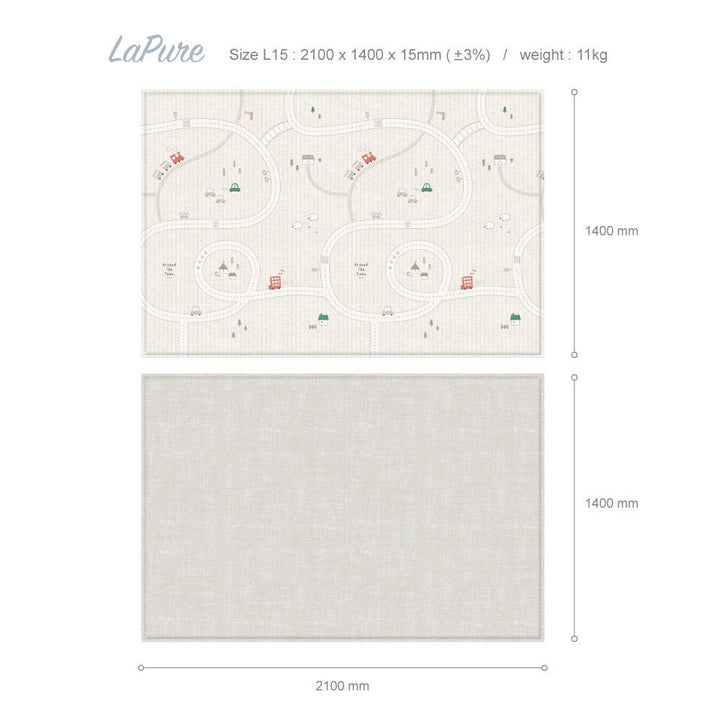 Parklon® LaPure PVC Bumper Playmat - Around Town (M/L)