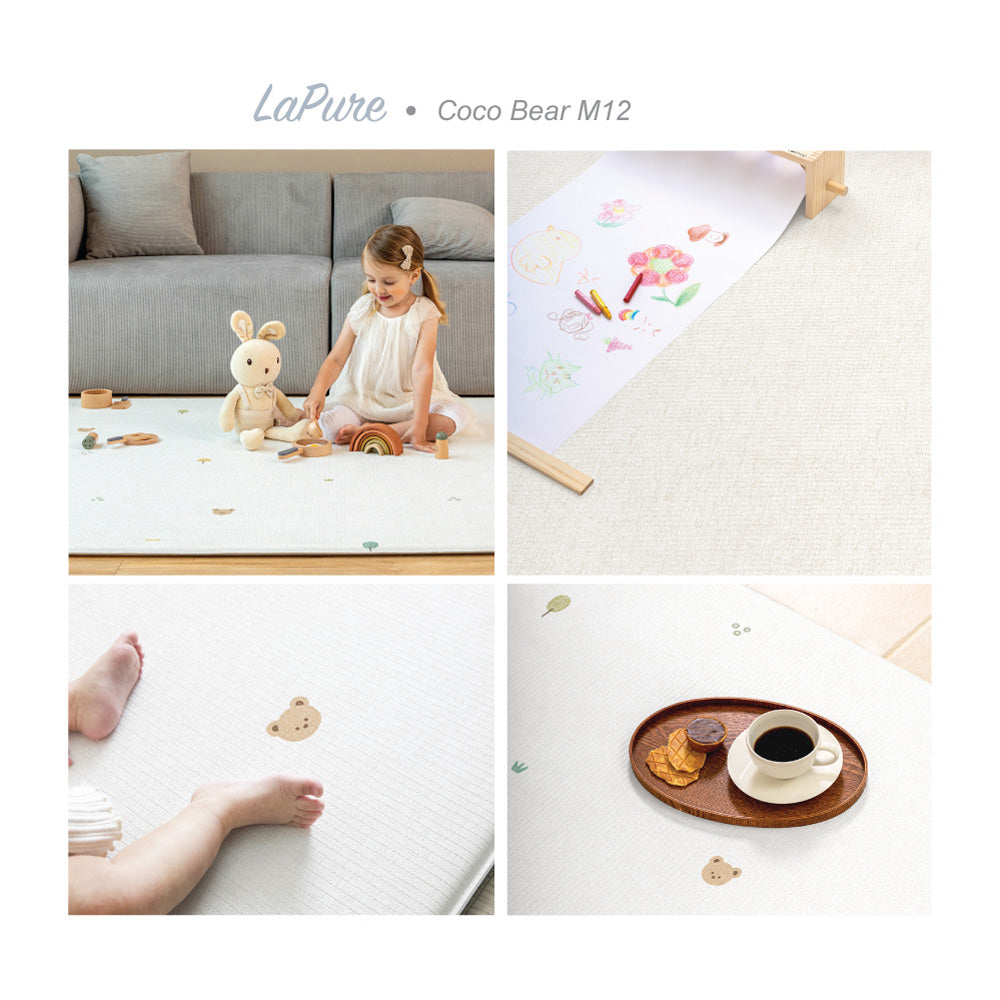 Parklon® LaPure PVC Bumper Playmat - Coco Bear (S/M/L)