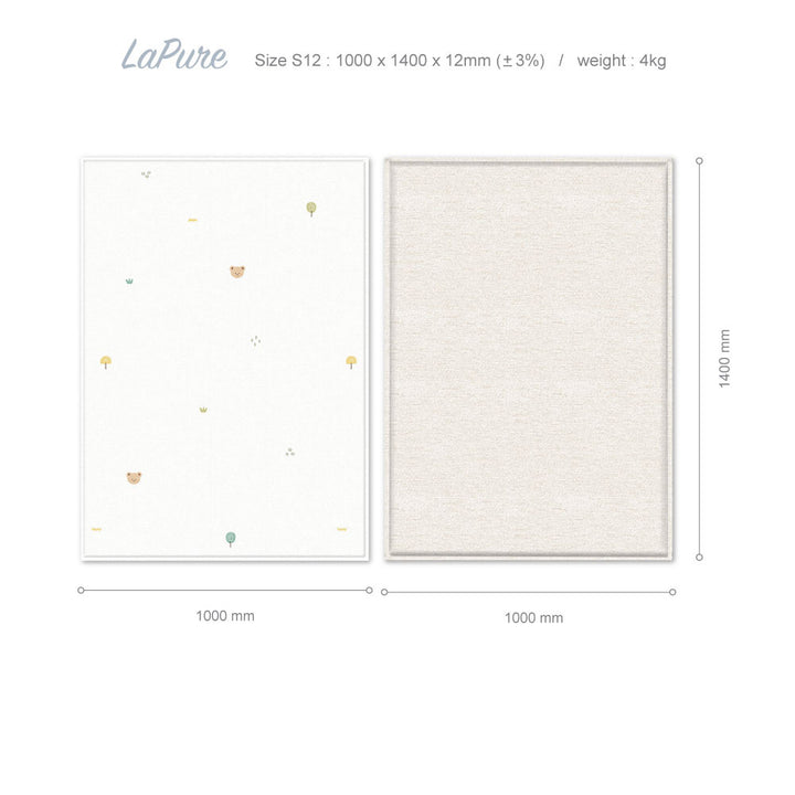 Parklon® LaPure PVC Bumper Playmat - Coco Bear (S/M/L)