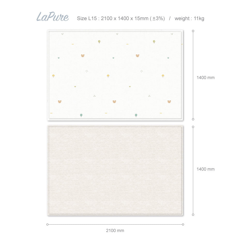 Parklon® LaPure PVC Bumper Playmat - Coco Bear (S/M/L)