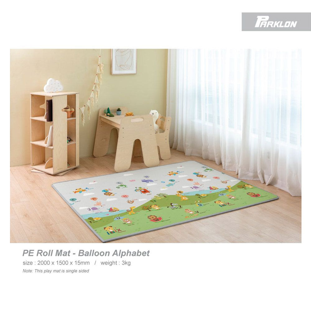 Parklon® Single-Sided PE Playmat - Balloon Alphabet